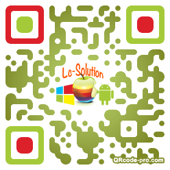 QR code with logo w2m0