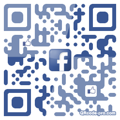 QR code with logo wPK0