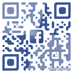 QR code with logo wR90