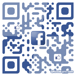 QR code with logo wSt0