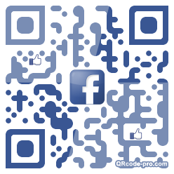 QR code with logo wUa0