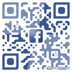 QR code with logo xCE0