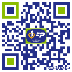 QR code with logo xCv0