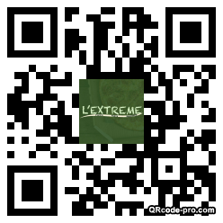 QR code with logo xIl0