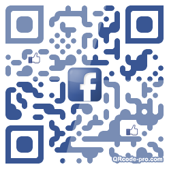 QR code with logo xda0