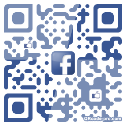 QR code with logo xdu0