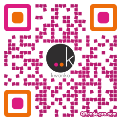 QR code with logo xjo0