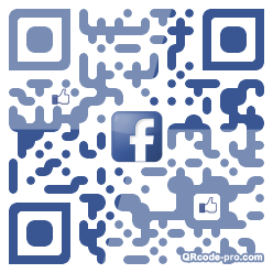 QR code with logo y2V0