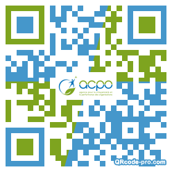 QR code with logo y620