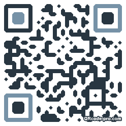 QR code with logo A0I0