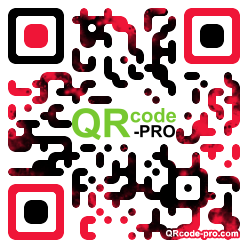 QR code with logo A300