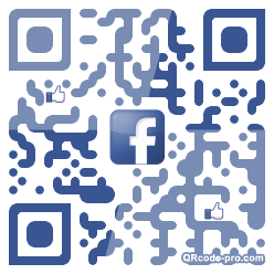 QR code with logo zH40