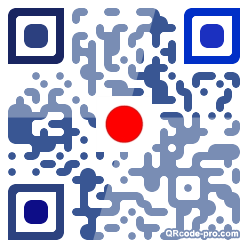 QR code with logo A610