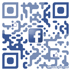 QR code with logo A6T0