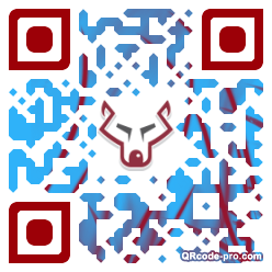 QR code with logo A700