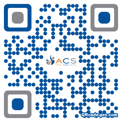 QR code with logo AOD0