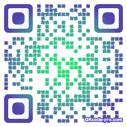 QR code with logo AhQ0