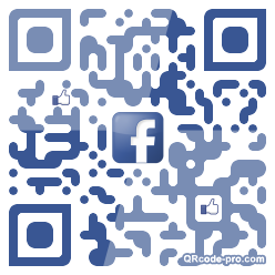 QR code with logo AmZ0