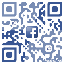 QR code with logo AwR0