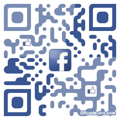 QR code with logo Axo0