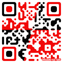 QR code with logo B4f0