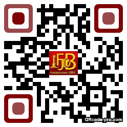 QR code with logo B5s0