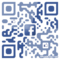 QR code with logo BFV0