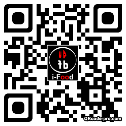 QR code with logo BOa0