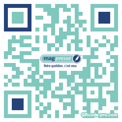 QR code with logo BRU0