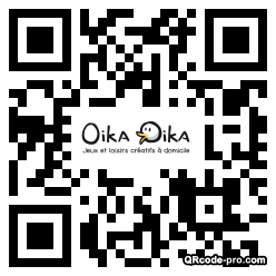 QR code with logo BRr0