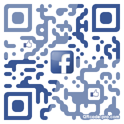 QR code with logo BWS0