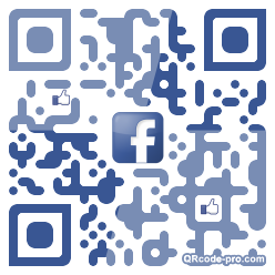 QR code with logo BZH0