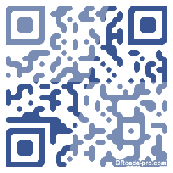 QR code with logo C6H0