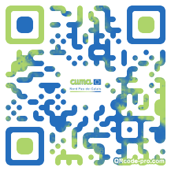 QR code with logo CW40