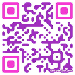 QR code with logo CWA0