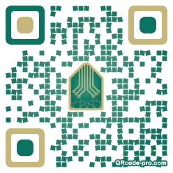 QR code with logo CZ40