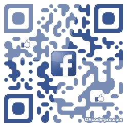 QR code with logo Chj0