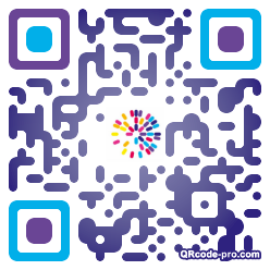 QR code with logo CmY0