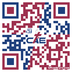 QR code with logo Cmh0