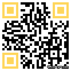 QR code with logo CrH0