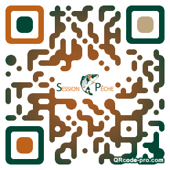 QR code with logo CrI0