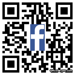 QR code with logo D8M0