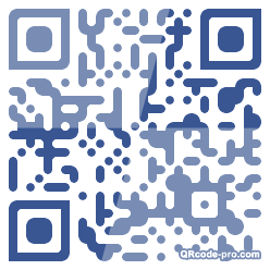 QR code with logo DlR0