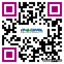 QR code with logo Dlt0