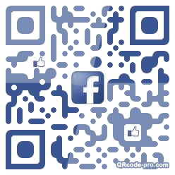 QR code with logo Dr70