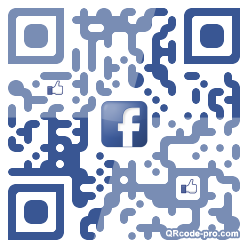 QR code with logo DBT0