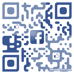 QR code with logo DEA0