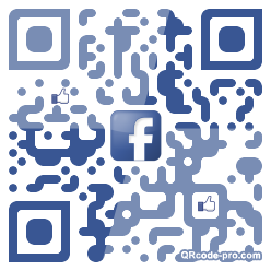 QR code with logo DHf0