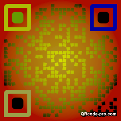 QR code with logo DI60