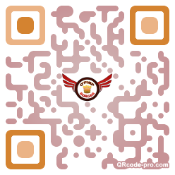 QR code with logo DJB0